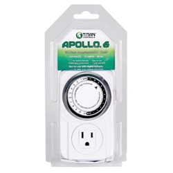 Titan Controls Mechanical Timer, Single Outlet, 120V – Apollo 6