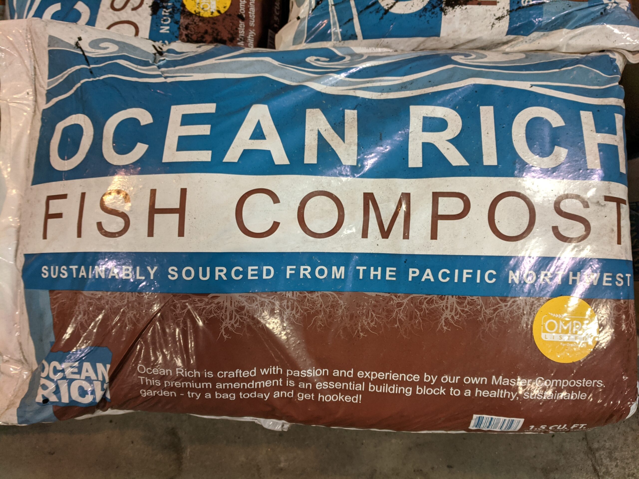 Ocean Rich Fish Compost 1.5 cu ft