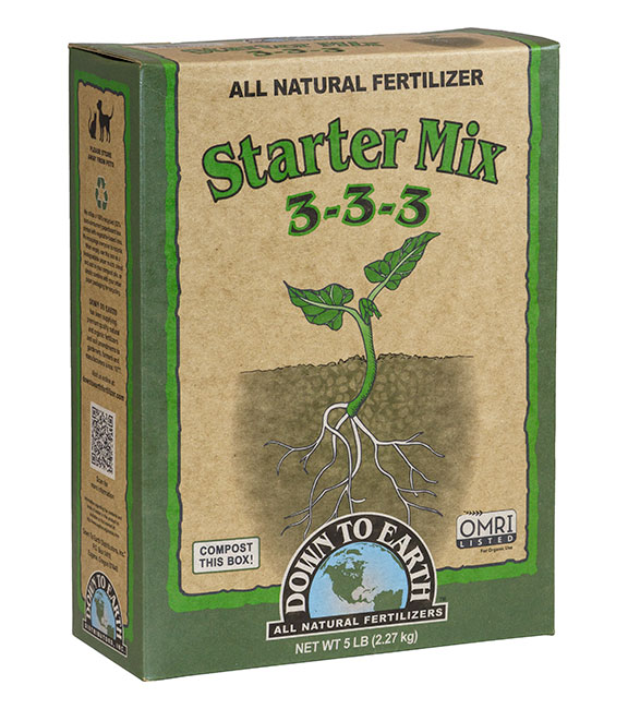 Down To Earth Starter Mix 3-3-3 5 lb