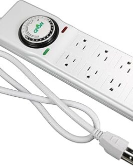 120V 8 WAY POWER STRIP TIMER